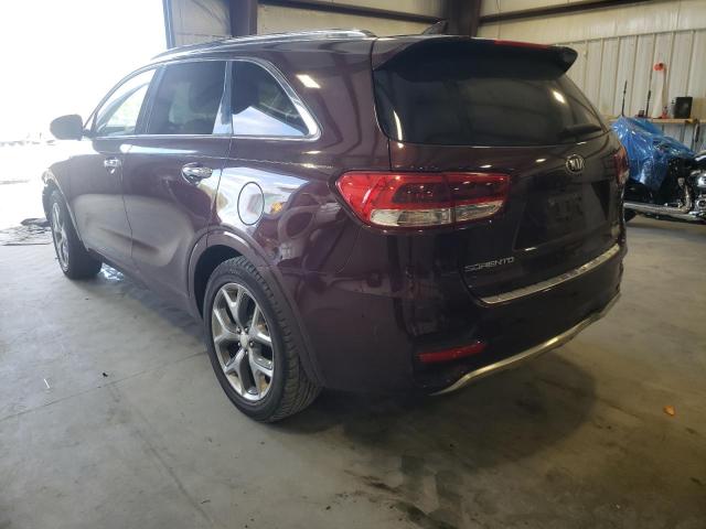 5XYPK4A54GG124318 - 2016 KIA SORENTO SX BURGUNDY photo 3