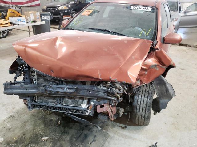 KNAFE161585015817 - 2008 KIA SPECTRA ORANGE photo 9