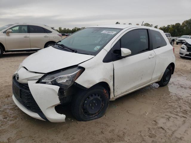 VNKJTUD3XJA089358 - 2018 TOYOTA YARIS L WHITE photo 1