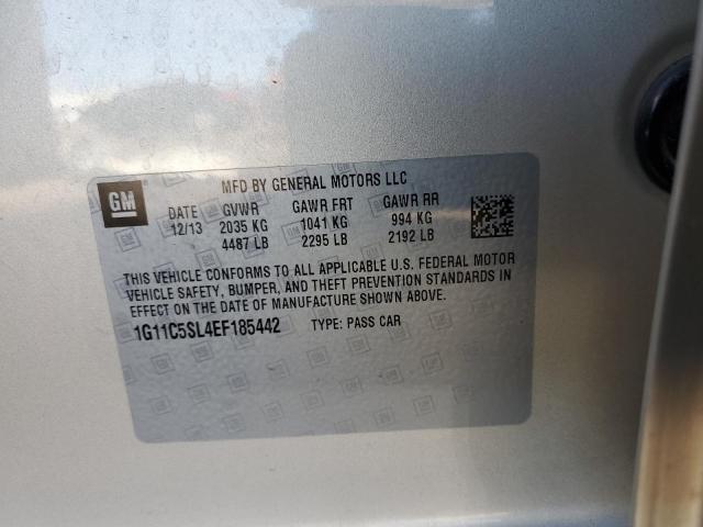 1G11C5SL4EF185442 - 2014 CHEVROLET MALIBU 1LT 棕色 照片 10