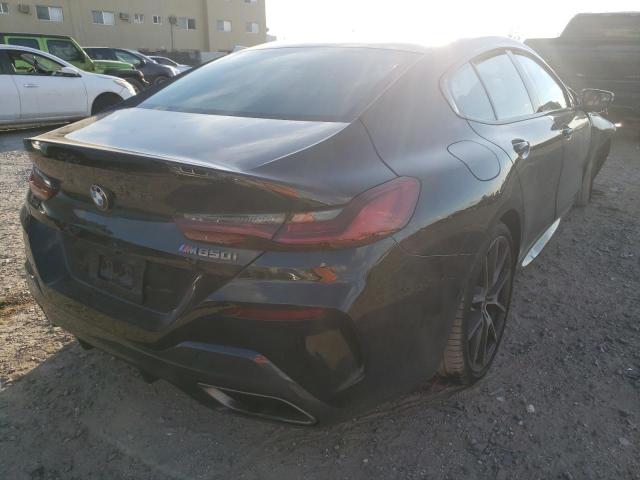 WBAGV8C09LBP48715 - 2020 BMW M850XI BLACK photo 4