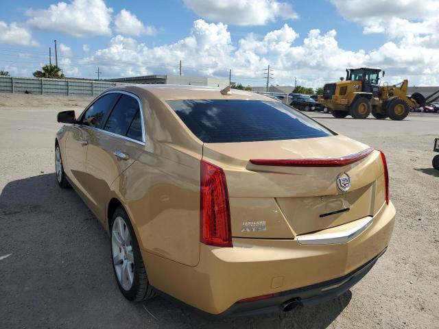 1G6AA5RA8D0140753 - 2013 CADILLAC ATS GOLD photo 3