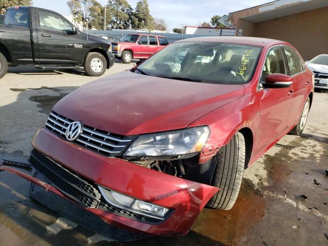 1VWAT7A3XFC105940 - 2015 VOLKSWAGEN PASSAT S BROWN photo 2