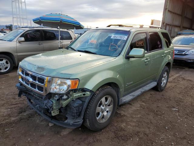 1FMCU49309KC13114 - 2009 FORD ESCAPE HYB GREEN photo 2