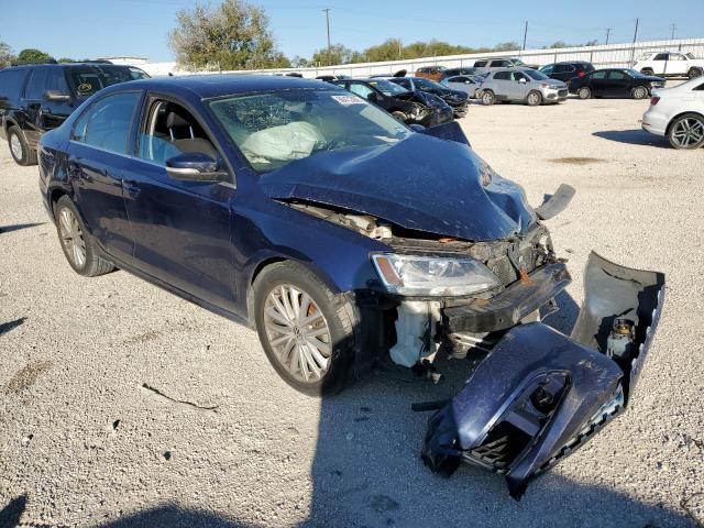 3VWLX7AJ0BM086853 - 2011 VOLKSWAGEN JETTA SEL BLUE photo 1