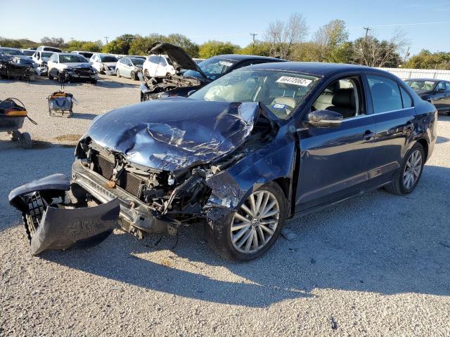 3VWLX7AJ0BM086853 - 2011 VOLKSWAGEN JETTA SEL BLUE photo 2