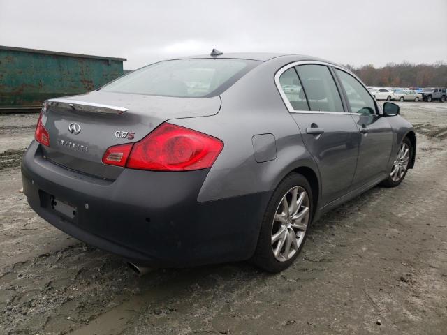 JN1CV6AP2AM407022 - 2010 INFINITI G37 BASE SILVER photo 4