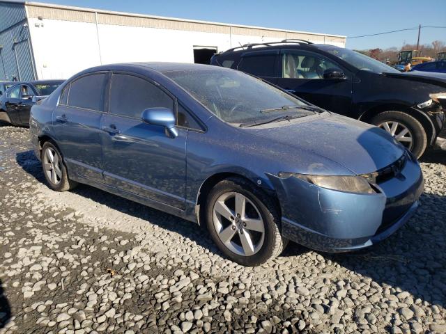 1HGFA16868L055719 - 2008 HONDA CIVIC EX BLUE photo 1