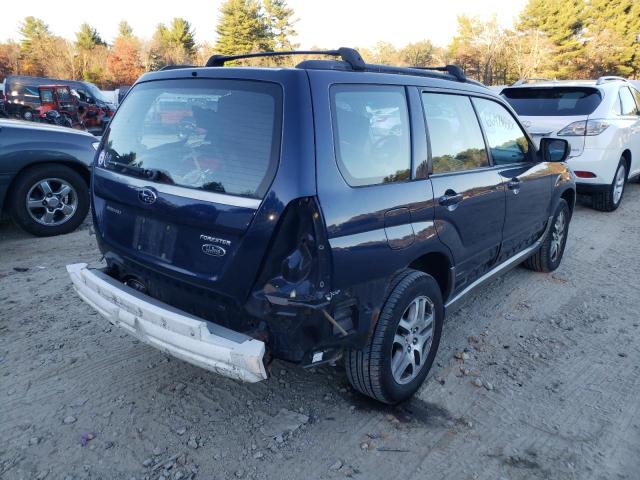 JF1SG67616H705570 - 2006 SUBARU FORESTER BLUE photo 4