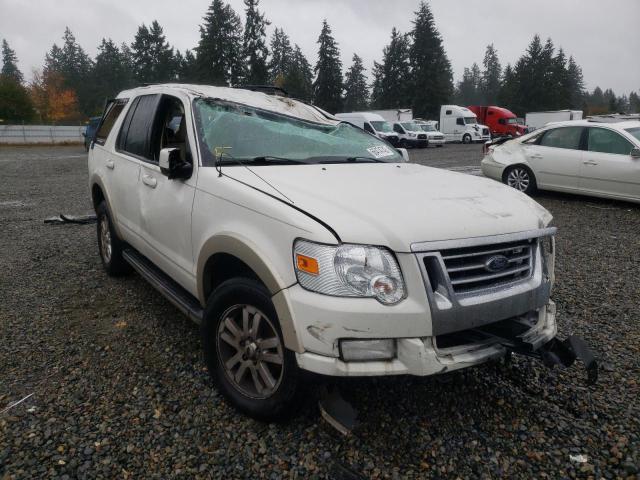 1FMEU74E29UA34452 - 2009 FORD EXPLORER E WHITE photo 1