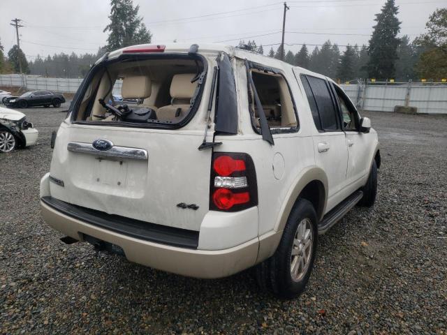 1FMEU74E29UA34452 - 2009 FORD EXPLORER E WHITE photo 4