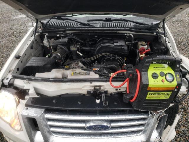 1FMEU74E29UA34452 - 2009 FORD EXPLORER E WHITE photo 7