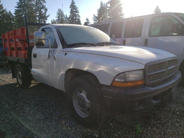 1D7GL16X83S281205 - 2003 DODGE DAKOTA SXT WHITE photo 4