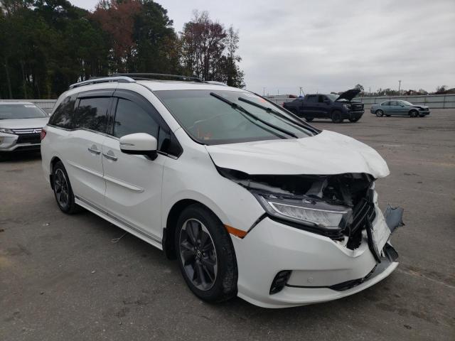 5FNRL6H98NB048259 - 2022 HONDA ODYSSEY EL WHITE photo 1