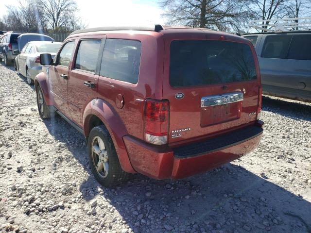 1D8GU58K68W189091 - 2008 DODGE NITRO SLT RED photo 3