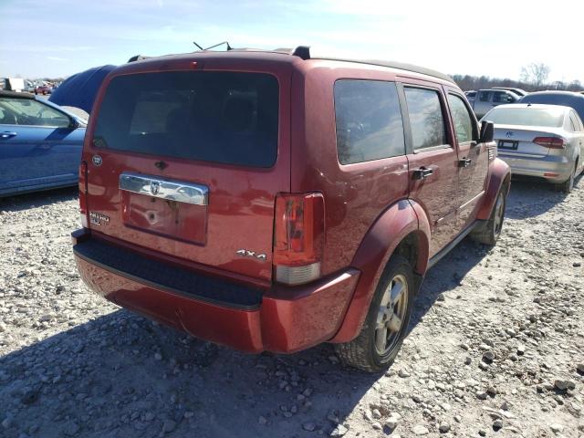 1D8GU58K68W189091 - 2008 DODGE NITRO SLT RED photo 4