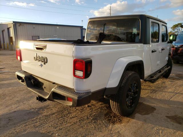 1C6HJTAG4NL169335 - 2022 JEEP GLADIATOR WHITE photo 4