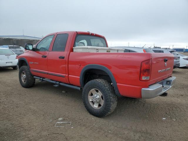 3D7KS28D25G900915 - 2005 DODGE RAM 2500 S RED photo 3