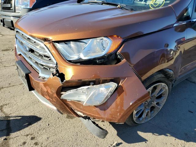 MAJ6S3KL9KC250664 - 2019 FORD ECOSPORT T BROWN photo 9