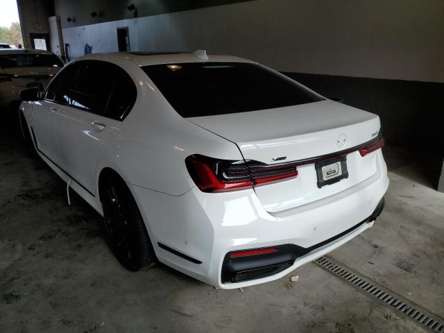 WBA7U2C09LB****** - 2020 BMW 750 XI WHITE photo 3