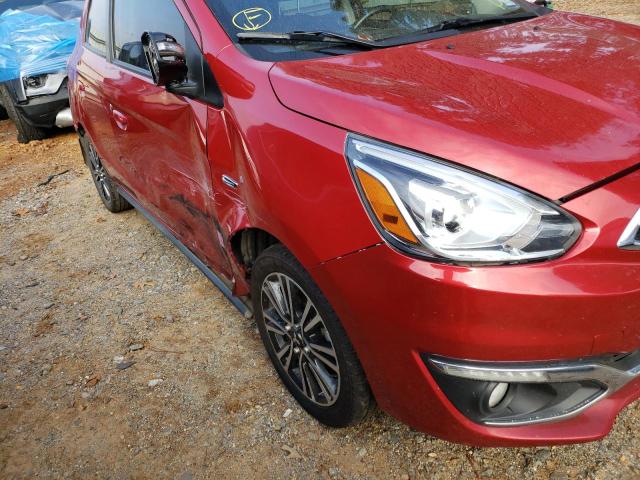 ML32A5HJ0HH002511 - 2017 MITSUBISHI MIRAGE GT RED photo 9