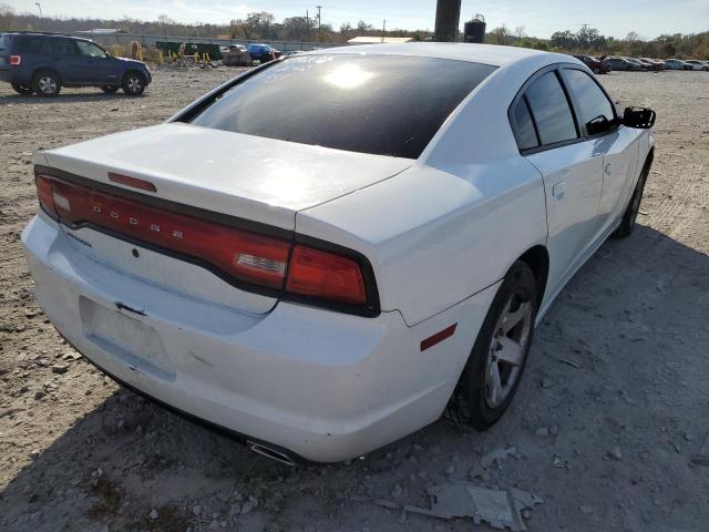 2C3CDXAT2CH282441 - 2012 DODGE CHARGER PO WHITE photo 4