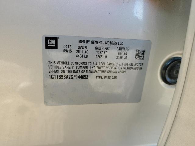 1G11B5SA2GF144053 - 2016 CHEVROLET MALIBU LIM 奶油色 照片 10