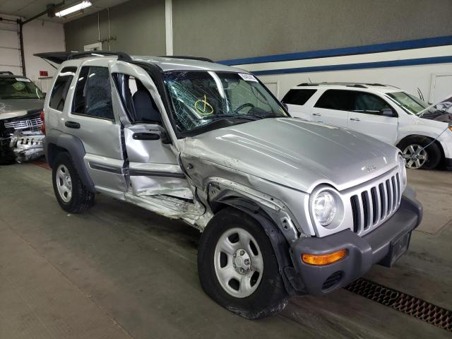 1J4GL48K92W121591 - 2002 JEEP LIBERTY SILVER photo 1