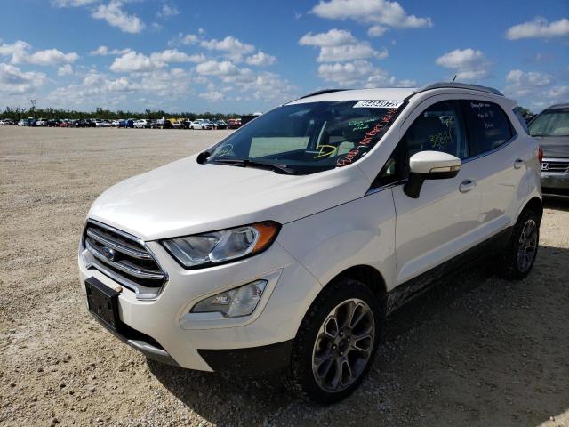 MAJ6P1WL3JC205279 - 2018 FORD ECOSPORT T WHITE photo 1