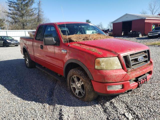 1FTPX14504NA44899 - 2004 FORD F-150 RED photo 1