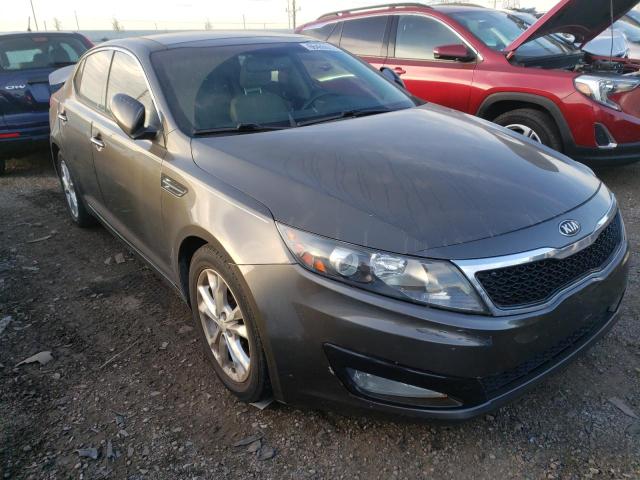 5XXGN4A72DG109132 - 2013 KIA OPTIMA EX CHARCOAL photo 1