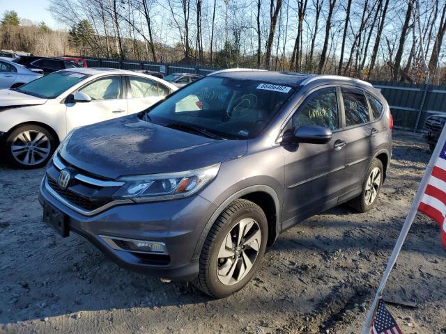 5J6RM4H93GL036600 - 2016 HONDA CR-V TOURI BLUE photo 2