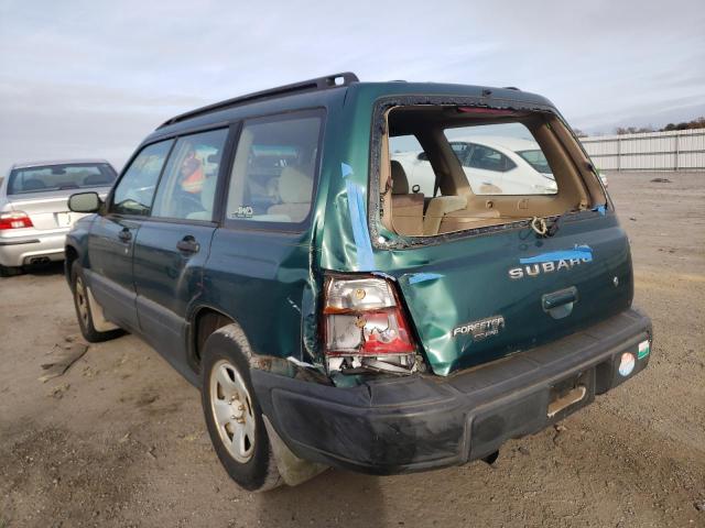 JF1SF6355XH733602 - 1999 SUBARU FORESTER L GREEN photo 3