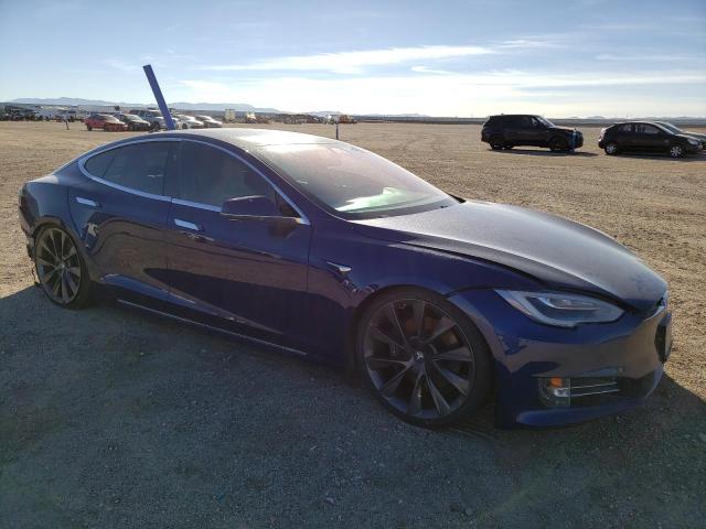 5YJSA1E29KF304101 - 2019 TESLA MODEL S Azul foto 4