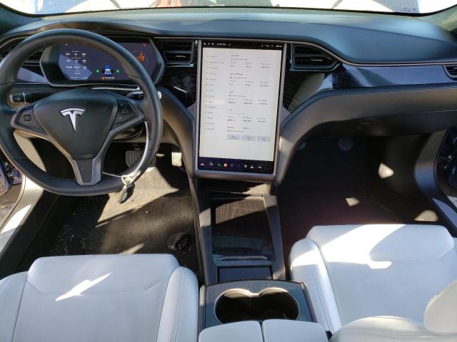 5YJSA1E29KF304101 - 2019 TESLA MODEL S Azul foto 8