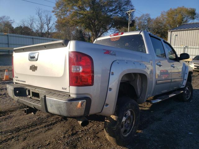 3GCRKTE37AG****** - 2010 CHEVROLET SILVERADO SILVER photo 4