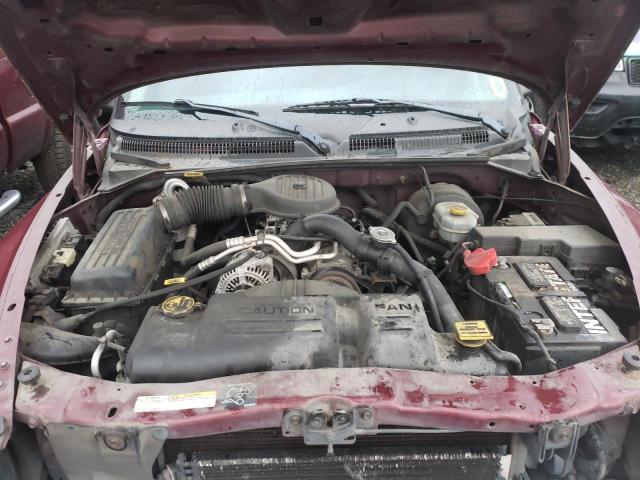 1B7HL48X32S716482 - 2002 DODGE DAKOTA QUA BURGUNDY photo 7