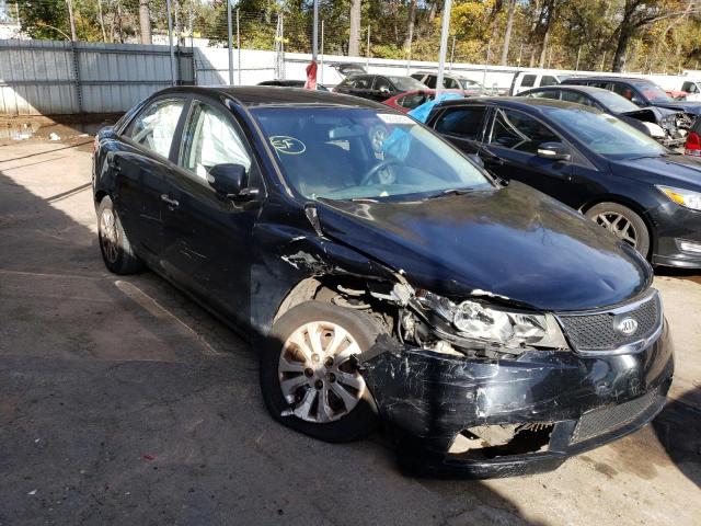 KNAFU4A22A5824380 - 2010 KIA FORTE EX BLACK photo 1