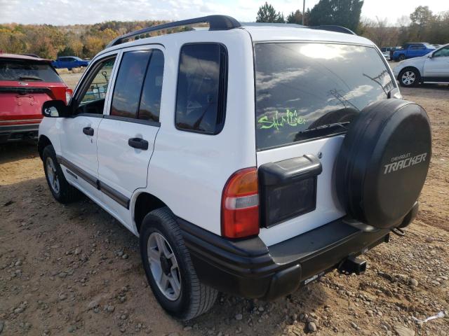 2CNBJ134546902517 - 2004 CHEVROLET TRACKER WHITE photo 3