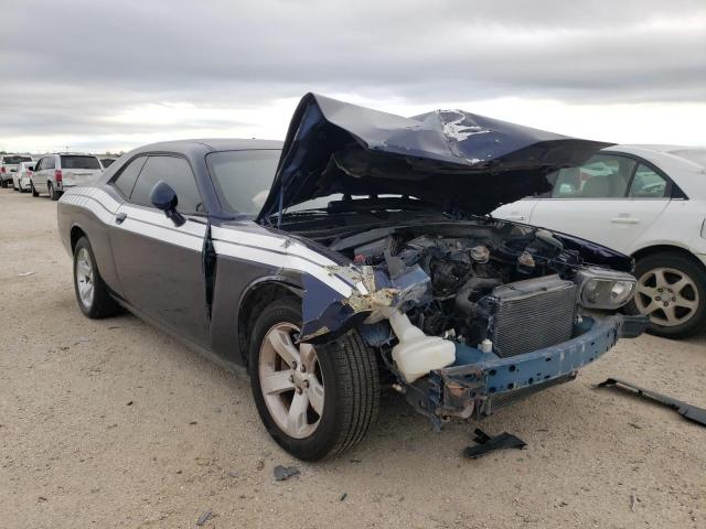 2C3CDYAGXEH149387 - 2014 DODGE CHALLENGER BLUE photo 1