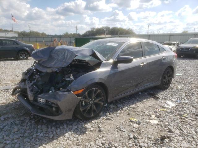 2HGFC2F83LH588715 - 2020 HONDA CIVIC SPOR CHARCOAL photo 2