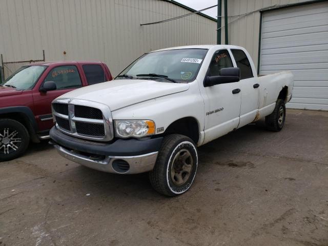 1D7KU28D94J255798 - 2004 DODGE RAM 2500 S WHITE photo 2