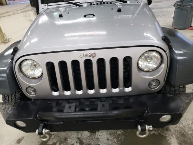 1C4AJWAG8EL176784 - 2014 JEEP WRANGLER S GRAY photo 9