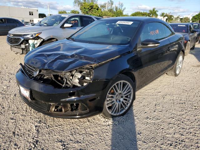 WVWFW7AH1CV004264 - 2012 VOLKSWAGEN EOS LUX 黑色 照片 2