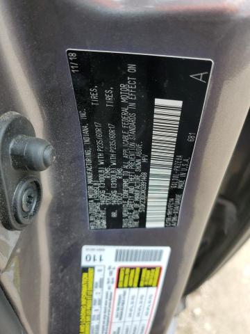 5TDKZ3DCXKS991468 - 2019 TOYOTA SIENNA LE GRAY photo 10