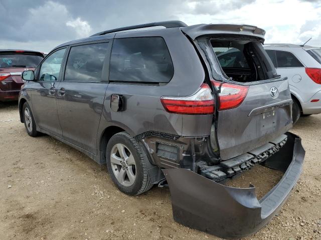 5TDKZ3DCXKS991468 - 2019 TOYOTA SIENNA LE GRAY photo 3