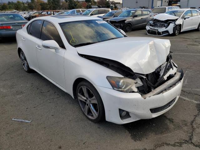 JTHBF5C25C5177361 - 2012 LEXUS IS 250 WHITE photo 1