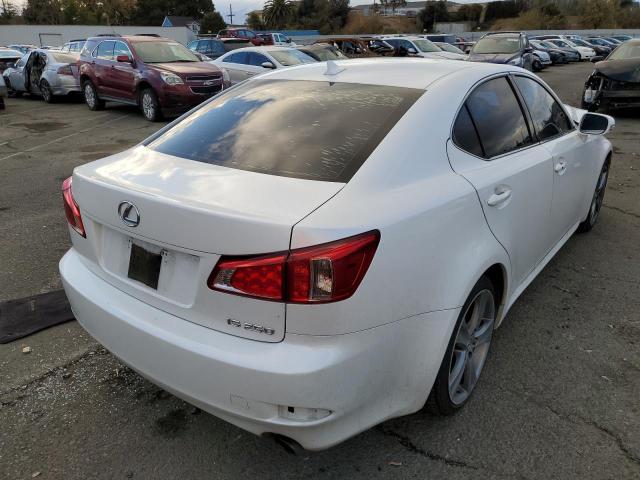 JTHBF5C25C5177361 - 2012 LEXUS IS 250 WHITE photo 4