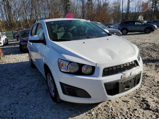 1G1JA6SG5E4207765 - 2014 CHEVROLET SONIC LS WHITE photo 1