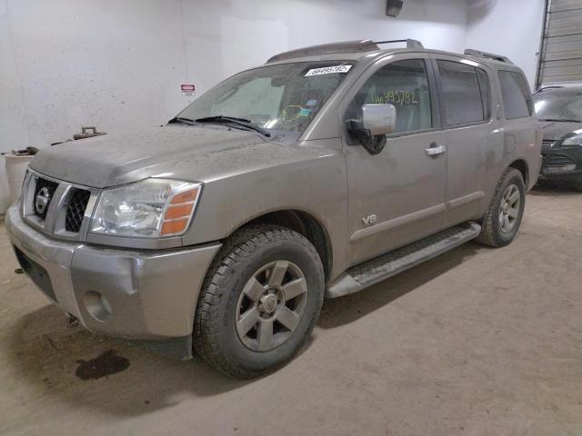 5N1BA08C27N722762 - 2007 NISSAN ARMADA SE GRAY photo 1